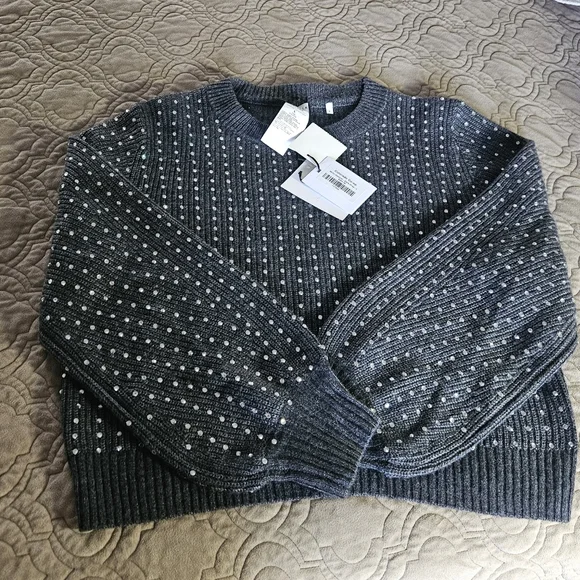 Marella Molo Rhinestone Embalish Sweater NWT - Picture 6 of 12